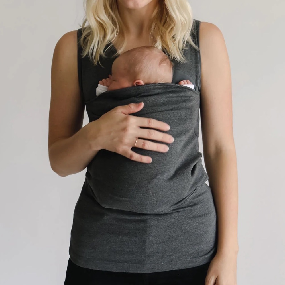 Lalabu Grey Baby Soothe Shirt Tank - XS